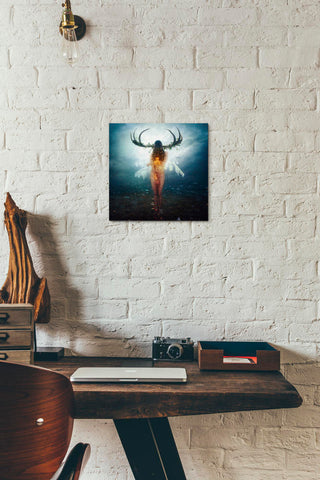 Image of 'Shelter' by Mario Sanchez Nevado, Canvas Wall Art,12x12