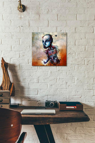 Image of 'Shut Up' by Mario Sanchez Nevado, Canvas Wall Art,12x12