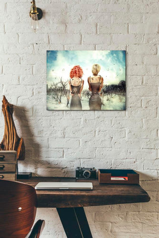 Image of 'Conversation' by Mario Sanchez Nevado, Canvas Wall Art,12x16