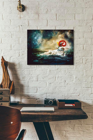 Image of 'El Transito De Las Ballenas' by Mario Sanchez Nevado, Canvas Wall Art,12x18