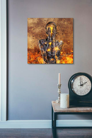 Image of 'Through Ashes Rise' by Mario Sanchez Nevado, Canvas Wall Art,18x18