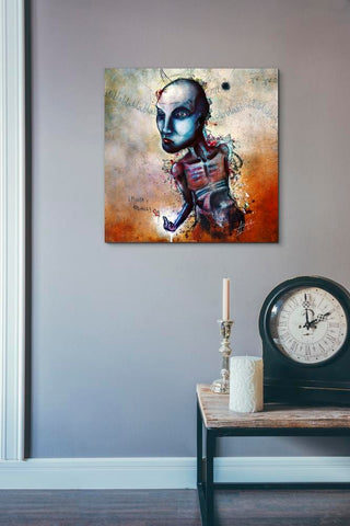 Image of 'Shut Up' by Mario Sanchez Nevado, Canvas Wall Art,18x18