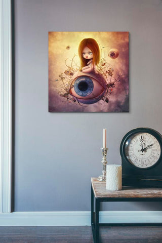 Image of 'Big Brother Sin' by Mario Sanchez Nevado, Canvas Wall Art,18x18