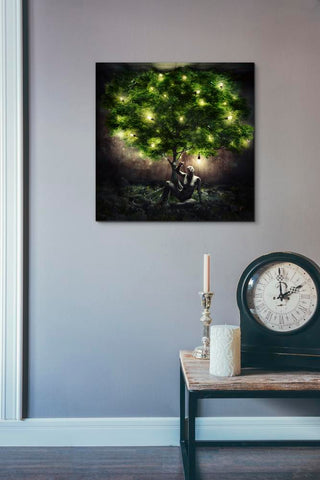 Image of 'Dear Darkness' by Mario Sanchez Nevado, Canvas Wall Art,18x18