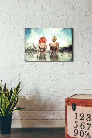 Image of 'Conversation' by Mario Sanchez Nevado, Canvas Wall Art,18x26