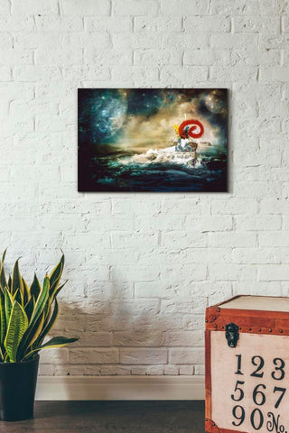 Image of 'El Transito De Las Ballenas' by Mario Sanchez Nevado, Canvas Wall Art,18x26