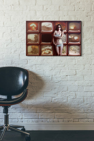 Image of 'Retransmission' by Mario Sanchez Nevado, Canvas Wall Art,18x26