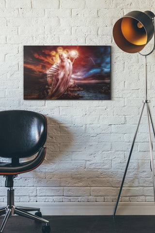 Image of 'St. Mary of Coins' by Mario Sanchez Nevado, Canvas Wall Art,18x26