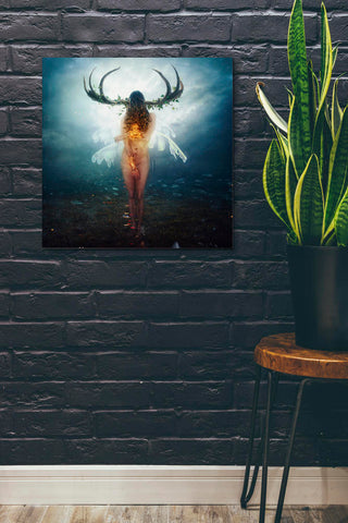 Image of 'Shelter' by Mario Sanchez Nevado, Canvas Wall Art,26x26