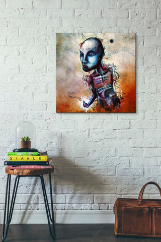 Image of 'Shut Up' by Mario Sanchez Nevado, Canvas Wall Art,26x26