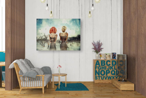 Image of 'Conversation' by Mario Sanchez Nevado, Canvas Wall Art,26x34