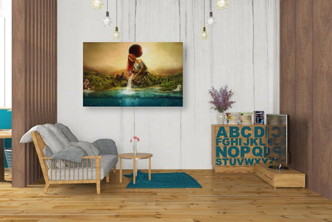 Image of 'Fountain of Eternity' by Mario Sanchez Nevado, Canvas Wall Art,26x40