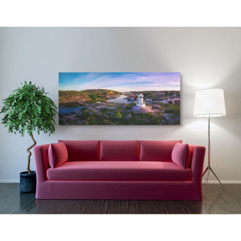 Image of 'Sunset Over Old Fishing Port' by Nicklas Gustafsson, Canvas Wall,30x60