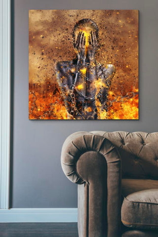 Image of 'Through Ashes Rise' by Mario Sanchez Nevado, Canvas Wall Art,37x37