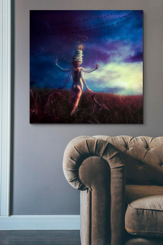 Image of 'Scarecrow' by Mario Sanchez Nevado, Canvas Wall Art,37x37