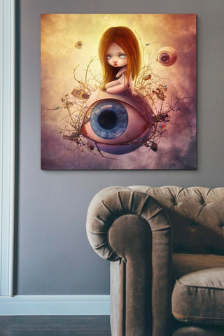 Image of 'Big Brother Sin' by Mario Sanchez Nevado, Canvas Wall Art,37x37