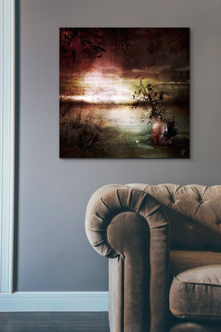 Image of 'Alone' by Mario Sanchez Nevado, Canvas Wall Art,37x37