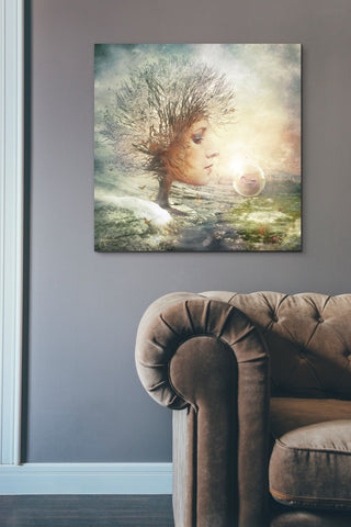 Image of 'Treasure' by Mario Sanchez Nevado, Canvas Wall Art,37x37