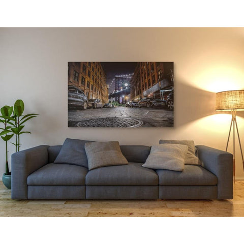 Image of 'DUMBO, New York City' by Nicklas Gustafsson, Canvas Wall,54x40