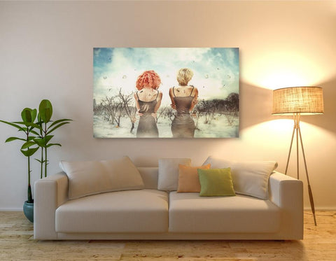 Image of 'Conversation' by Mario Sanchez Nevado, Canvas Wall Art,40x54