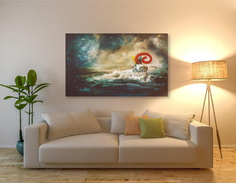 Image of 'El Transito De Las Ballenas' by Mario Sanchez Nevado, Canvas Wall Art,40x54