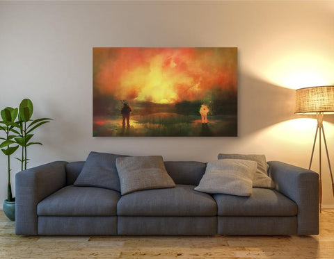 Image of 'Roads' by Mario Sanchez Nevado, Canvas Wall Art,40x54