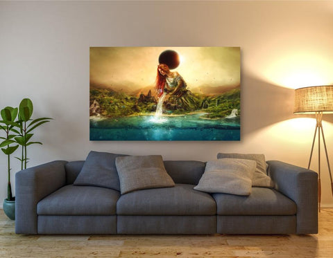 Image of 'Fountain of Eternity' by Mario Sanchez Nevado, Canvas Wall Art,40x60