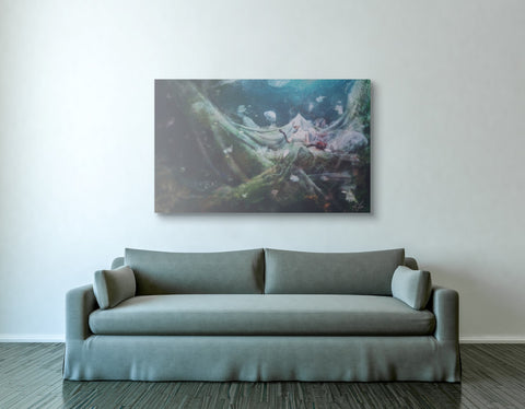 Image of 'Unravel' by Mario Sanchez Nevado, Canvas Wall Art,40x60
