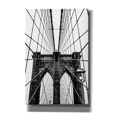 Image of 'Brooklyn Bridge Web Vertical' by Nicklas Gustafsson Canvas Wall Art