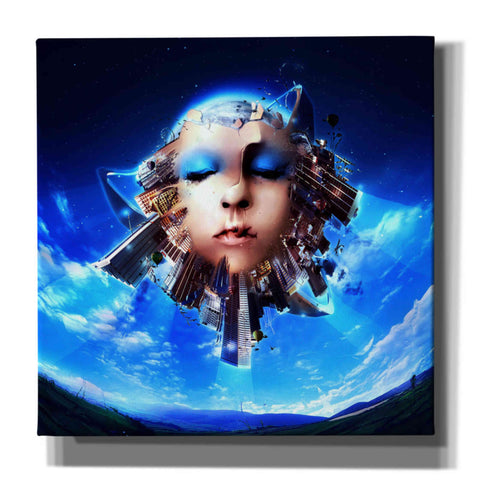 Image of 'City of Light' by Mario Sanchez Nevado, Canvas Wall Art,Size 1 Square