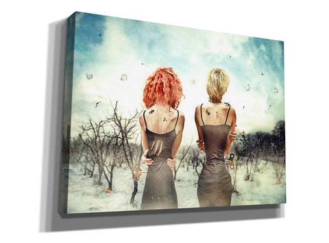 Image of 'Conversation' by Mario Sanchez Nevado, Canvas Wall Art,Size B Landscape