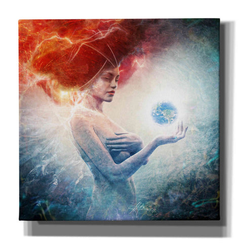 Image of 'Living Frequencies' by Mario Sanchez Nevado, Canvas Wall Art,Size 1 Square