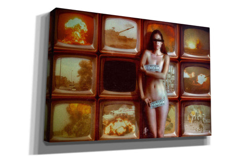 Image of 'Retransmission' by Mario Sanchez Nevado, Canvas Wall Art,Size A Landscape
