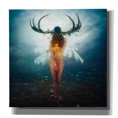 Image of 'Shelter' by Mario Sanchez Nevado, Canvas Wall Art,Size 1 Square