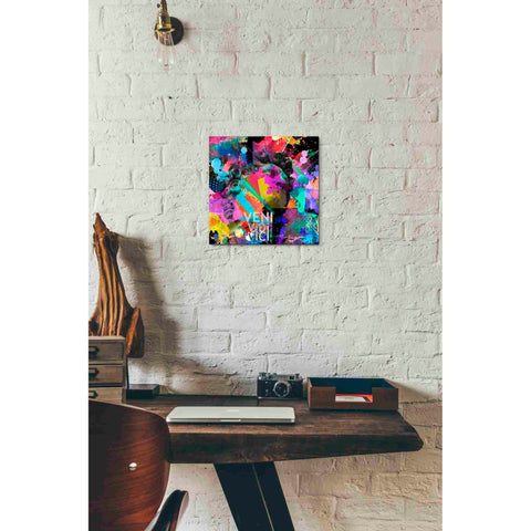 Image of 'Michelangelo's David Color' Canvas Wall Art,12x12