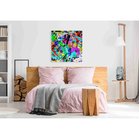 Image of 'Dirty Benjamins' Canvas Wall Art,37x37