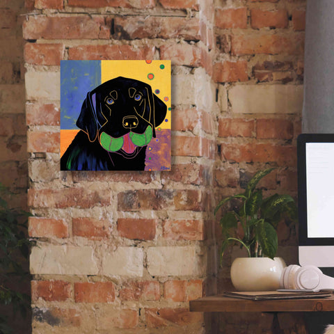 Image of 'Baller' by Angela Bond Giclee Canvas Wall Art,12x12