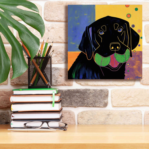 Image of 'Baller' by Angela Bond Giclee Canvas Wall Art,12x12