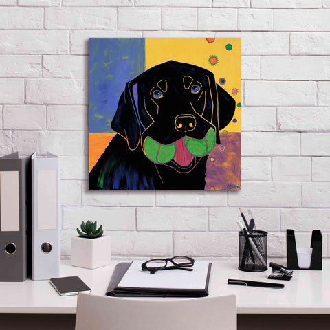 Image of 'Baller' by Angela Bond Giclee Canvas Wall Art,18x18