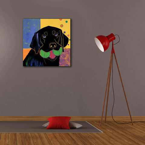Image of 'Baller' by Angela Bond Giclee Canvas Wall Art,26x26