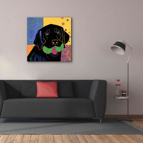 Image of 'Baller' by Angela Bond Giclee Canvas Wall Art,37x37