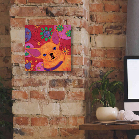 Image of 'Bandito Mexicano' by Angela Bond Giclee Canvas Wall Art,12x12