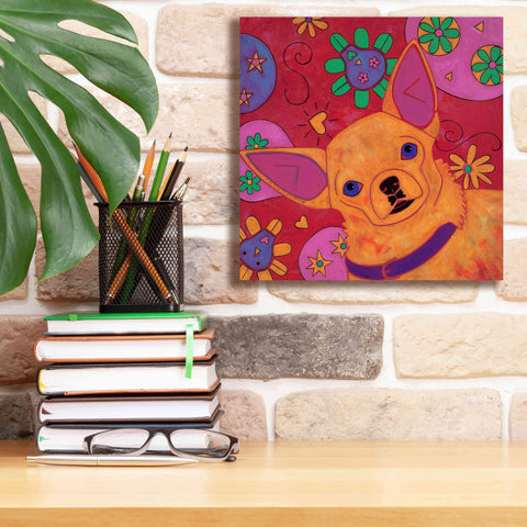 Image of 'Bandito Mexicano' by Angela Bond Giclee Canvas Wall Art,12x12