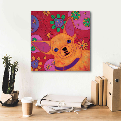 Image of 'Bandito Mexicano' by Angela Bond Giclee Canvas Wall Art,18x18