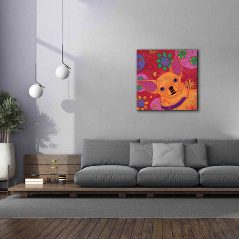 Image of 'Bandito Mexicano' by Angela Bond Giclee Canvas Wall Art,37x37