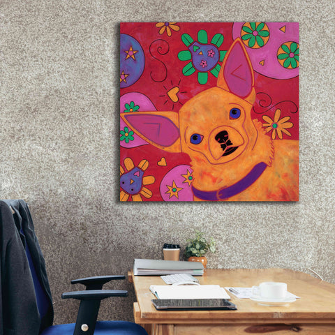 Image of 'Bandito Mexicano' by Angela Bond Giclee Canvas Wall Art,37x37