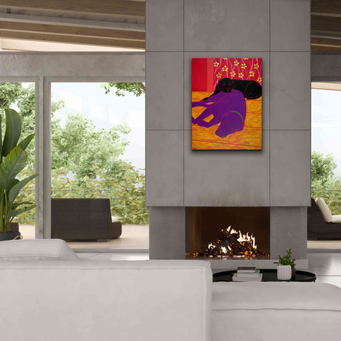 Image of 'Let Sleeping Dogs Lie' by Angela Bond Giclee Canvas Wall Art,26x34