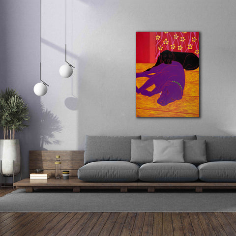 Image of 'Let Sleeping Dogs Lie' by Angela Bond Giclee Canvas Wall Art,40x54