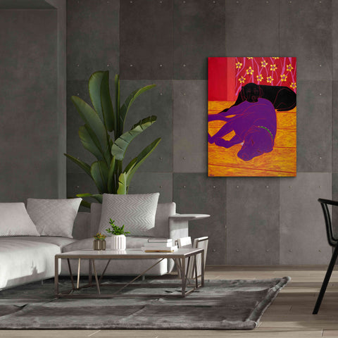 Image of 'Let Sleeping Dogs Lie' by Angela Bond Giclee Canvas Wall Art,40x54
