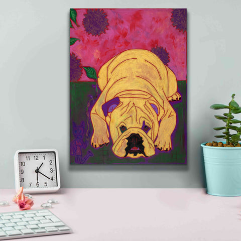 Image of 'Lounge Lizard' by Angela Bond Giclee Canvas Wall Art,12x16